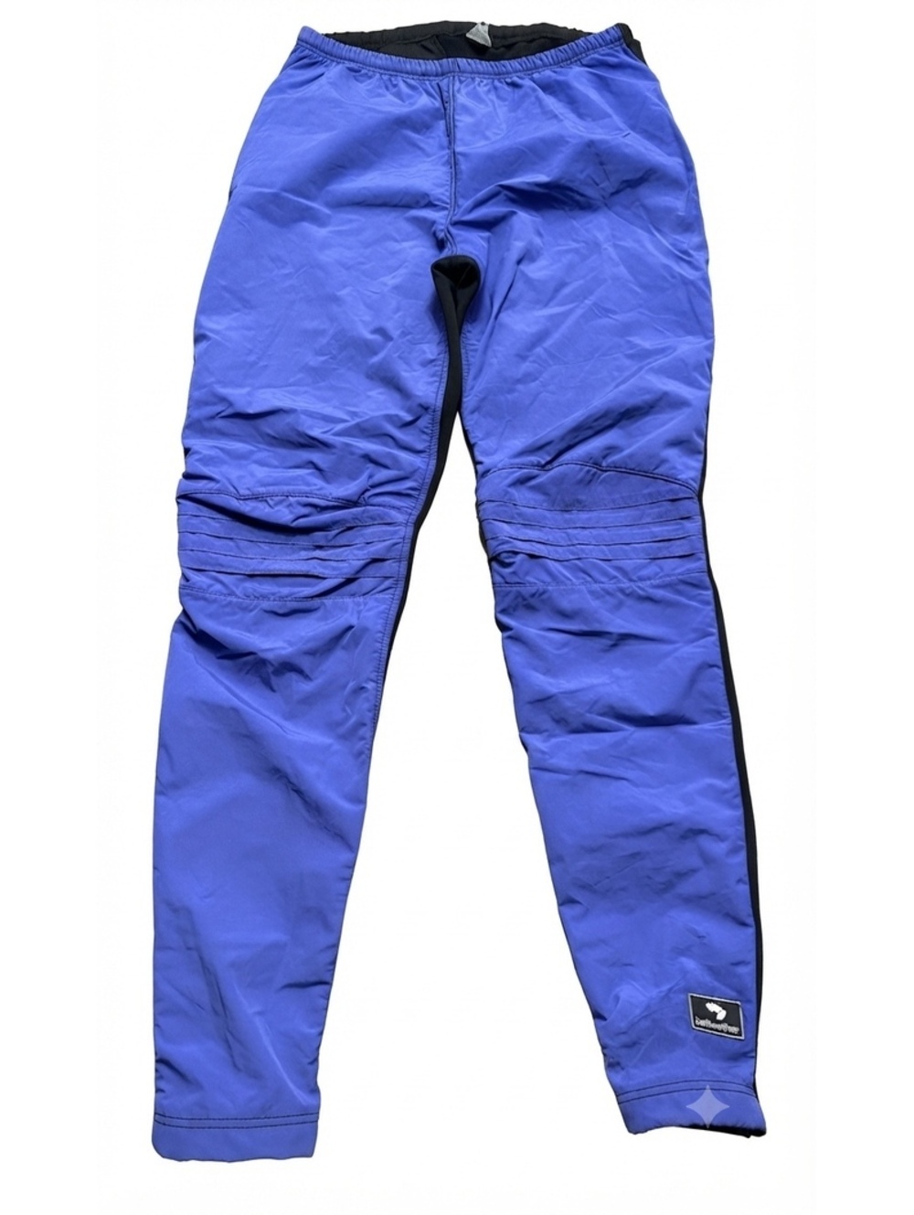 Vintage Bellwether Cycling Pants Blue Black Men’s Large Thermal Windproof USA